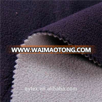 Breathable 100%Polyester Bonded Polar Fleece Softshell Fabric for Jacket,Sportswear,Garment