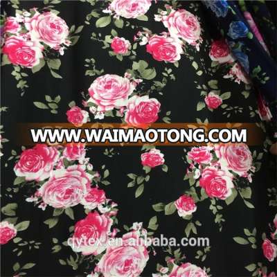 Popular Plain Printed 100 Viscose Spun Rayon Fabric at Reasonable Price for Dress